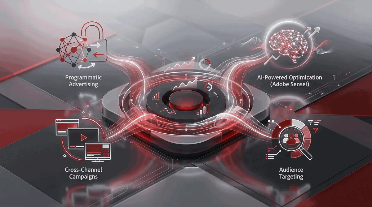 Adobe Advertising Cloud overview infographic