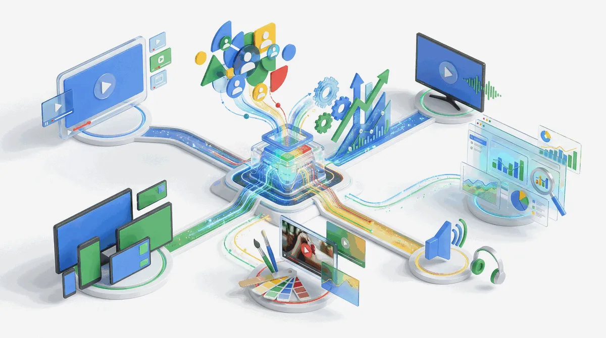 Google Display & Video 360 overview infographic